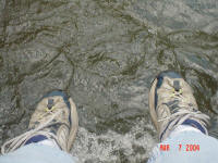 Beth's feet - Little Stony Creek, VA