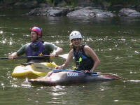 Floating the flatwater - Matt and Jess - Lower Nolichucky, TN
