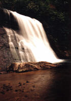 Silver Run Falls with Sepia Filter by Phillip Turner