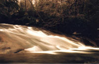 Sliding Rock with Sepia Filter by Phillip Turner